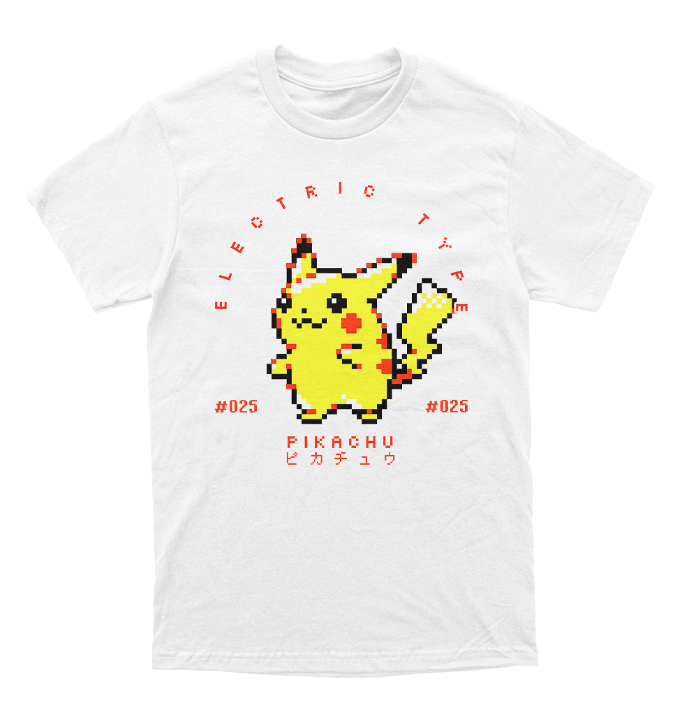 Polera Pikachu Pixel